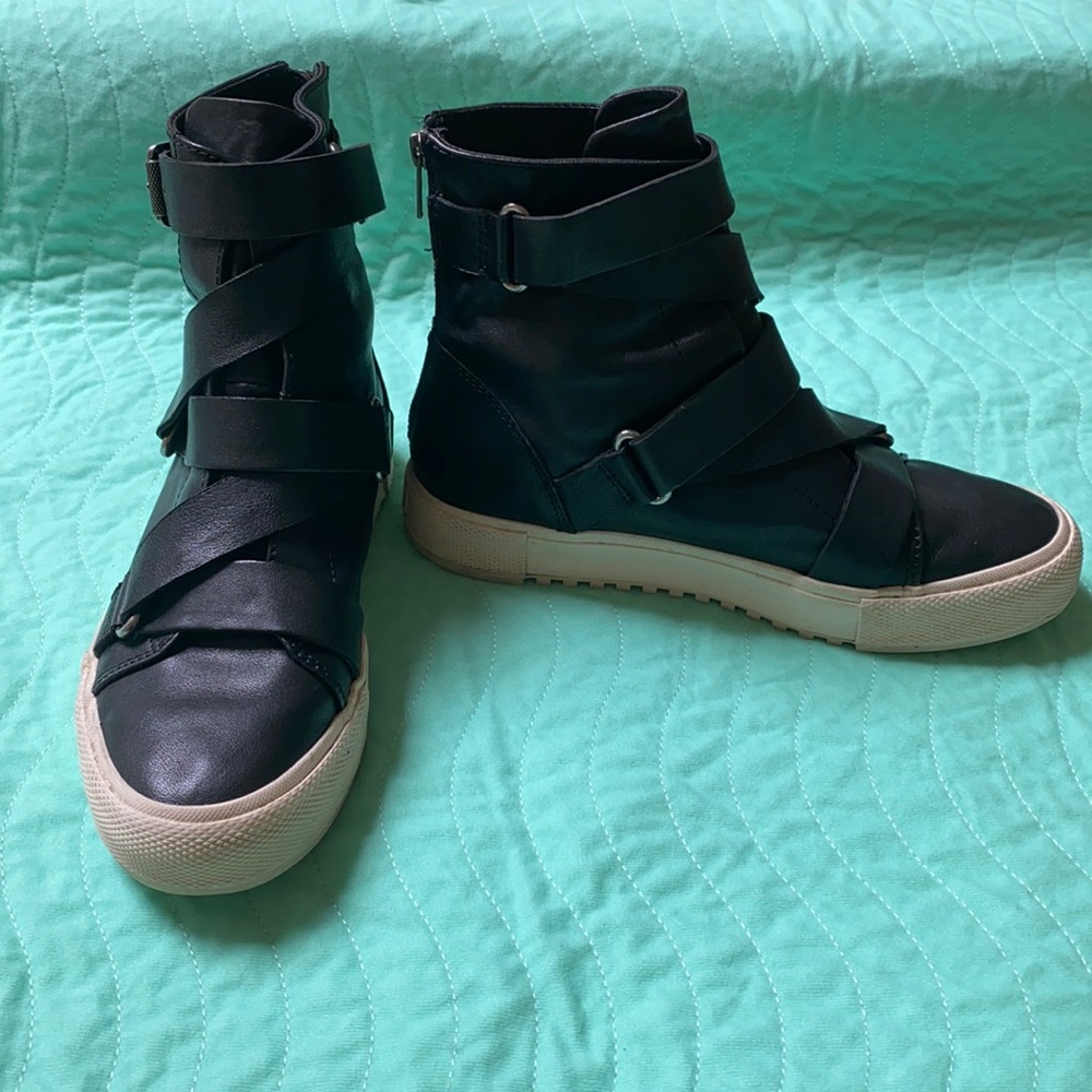 FRYE GIA MOTO HIGH SNEAKERS